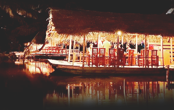 fishpark restaurant at night