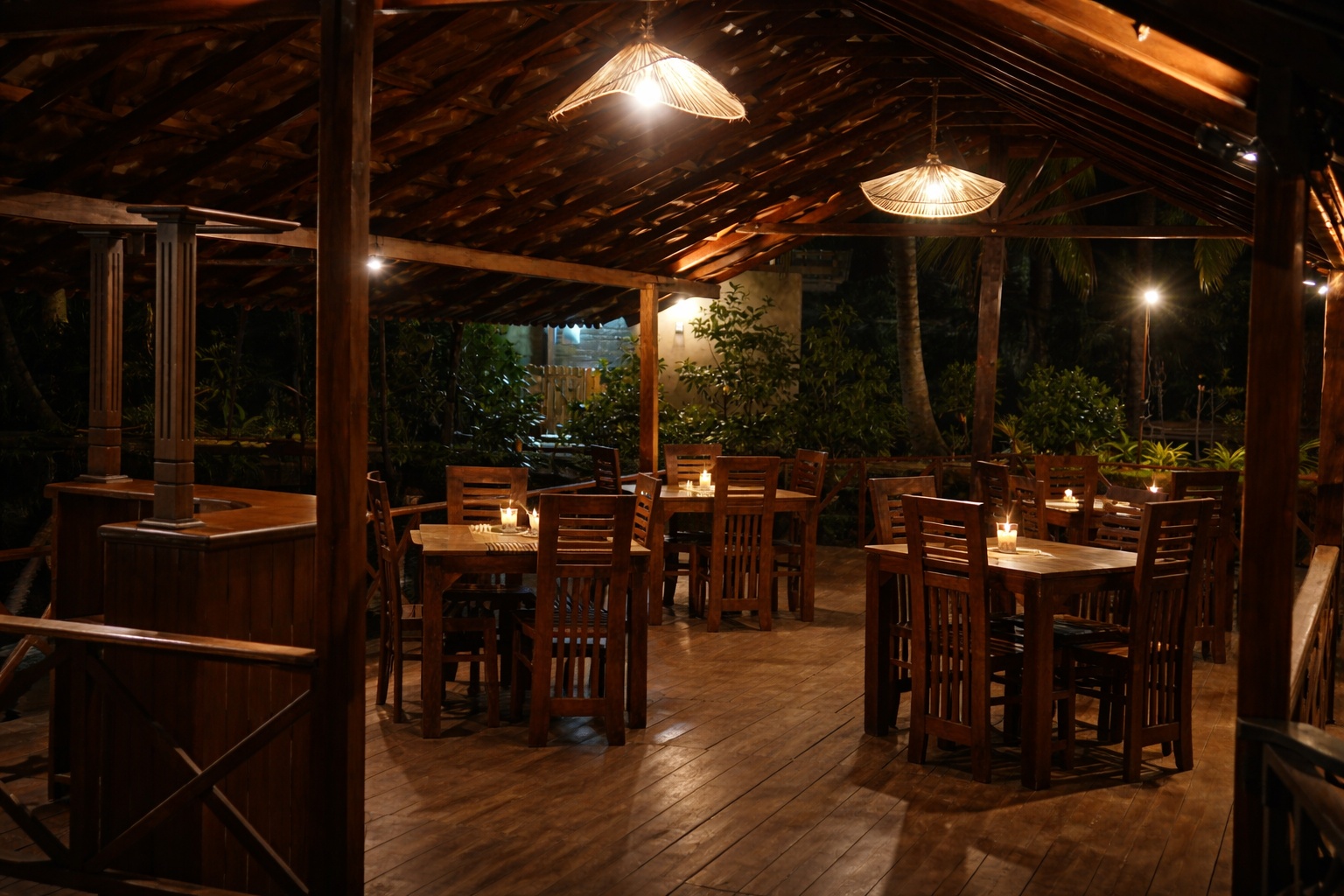 inside view of the deck